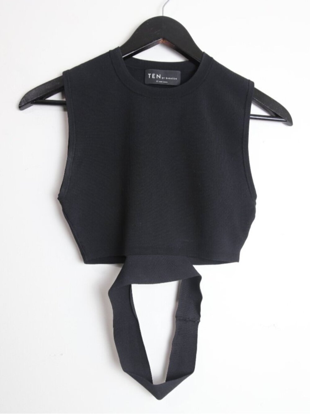 Aritzia Ten by Babaton Retrospect Sleeveless Crew Neck Sweater Black Size XS